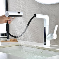 LED Temperature-Display Water Faucet