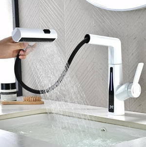 LED Temperature-Display Water Faucet