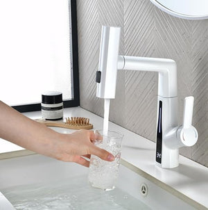 LED Temperature-Display Water Faucet